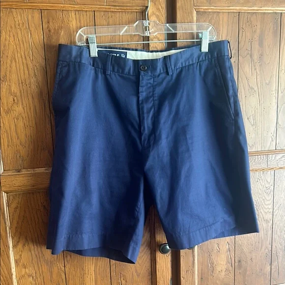 Polo by Ralph Lauren Navy Blue Flat Front Shorts - Picture 1 of 11